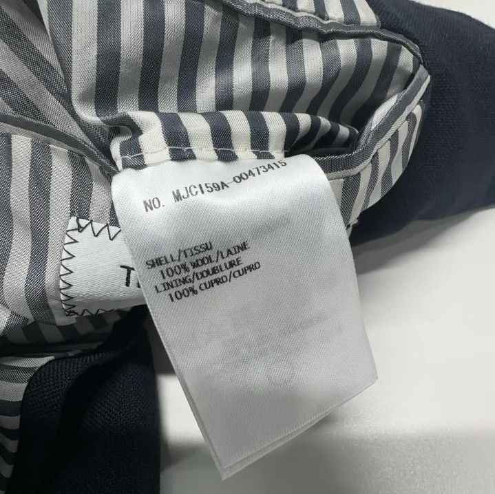 Thom Browne Thom Browne Blue Casual Single-Breasted Blazer Size US S / EU 44-46 / 1 - 10 Thumbnail