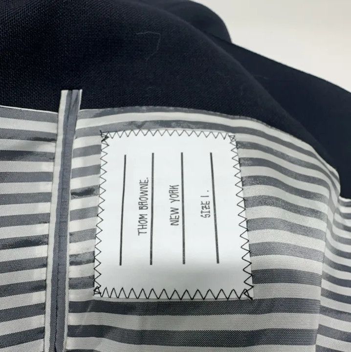 Thom Browne Thom Browne Blue Casual Single-Breasted Blazer Size US S / EU 44-46 / 1 - 11 Thumbnail