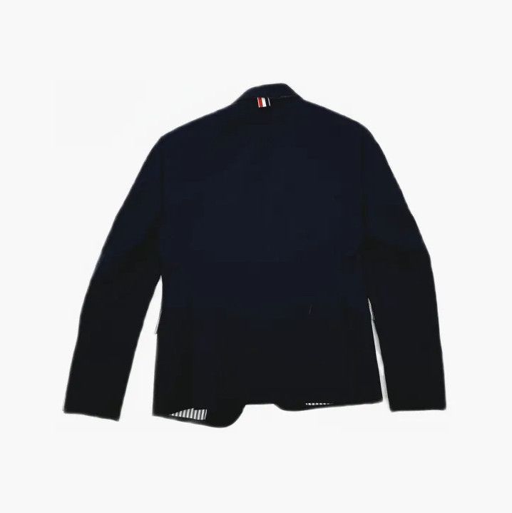 Thom Browne Thom Browne Blue Casual Single-Breasted Blazer Size US S / EU 44-46 / 1 - 6 Thumbnail