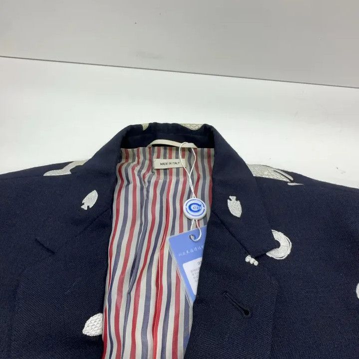 Thom Browne Thom Browne Black Graphic Single-Breasted Suit Size US S / EU 44-46 / 1 - 8 Thumbnail