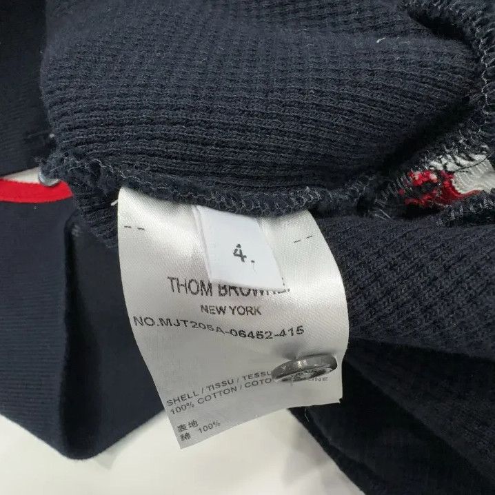 Thom Browne Thom Browne Men's Navy Long Sleeve Sweatshirt Size US L / EU 52-54 / 3 - 4 Thumbnail
