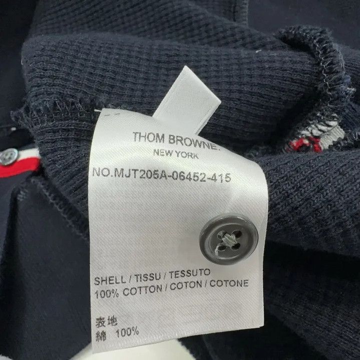 Thom Browne Thom Browne Men's Navy Long Sleeve Sweatshirt Size US L / EU 52-54 / 3 - 5 Thumbnail
