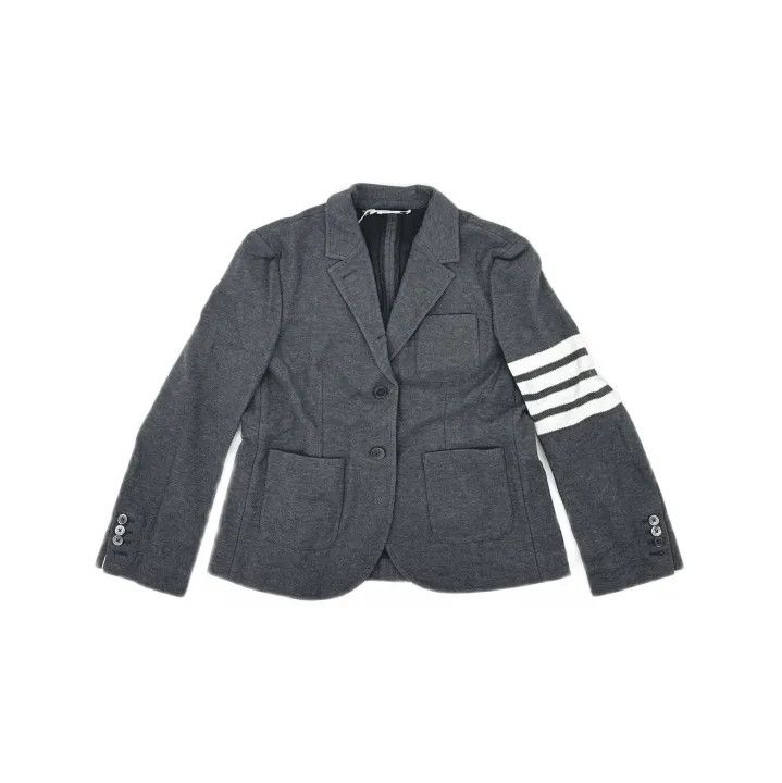 Thom Browne Thom Browne Classic Striped V-Neck Blazer Size US M / EU 48-50 / 2 - 2 Thumbnail
