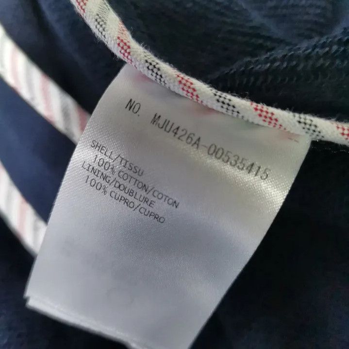 Thom Browne Thom Browne Navy Blue Single-Breasted Suit Jacket Size US M / EU 48-50 / 2 - 2 Thumbnail