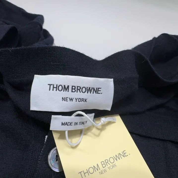Thom Browne Thom Browne Classic V-Neck Wool Cardigan Size US S / EU 44-46 / 1 - 5 Thumbnail