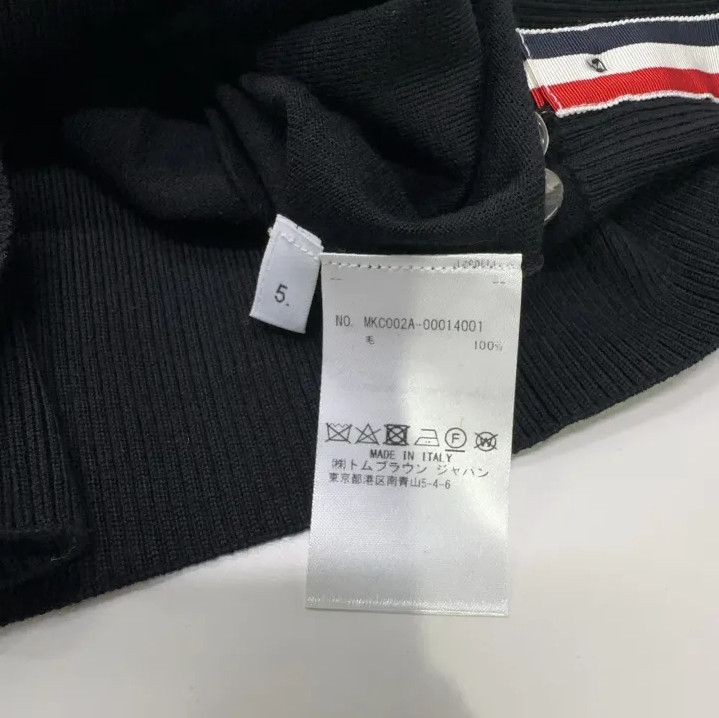 Thom Browne Thom Browne Classic Striped Merino Wool Cardigan Size US L / EU 52-54 / 3 - 5 Thumbnail
