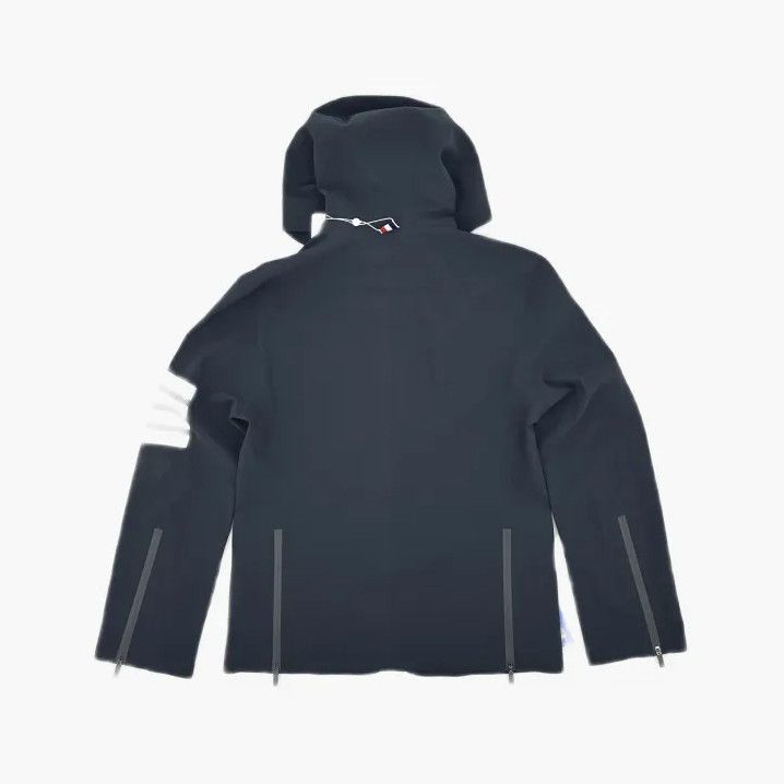 Thom Browne Thom Browne Striped Zipper Hooded Jacket for Men Size US S / EU 44-46 / 1 - 3 Thumbnail