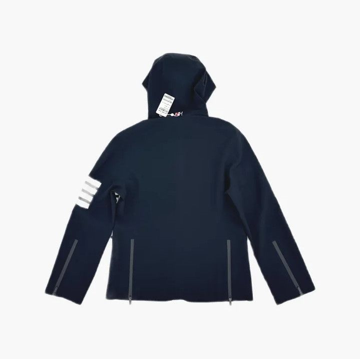Thom Browne Thom Browne Men's Striped Zip-Up Hooded Jacket Size US S / EU 44-46 / 1 - 3 Thumbnail