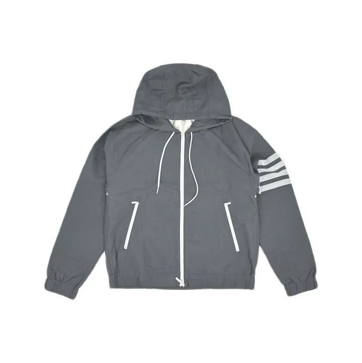 Thom Browne Thom Browne SS21 Striped Hooded Jacket Size US S / EU 44-46 / 1 - 2 Thumbnail