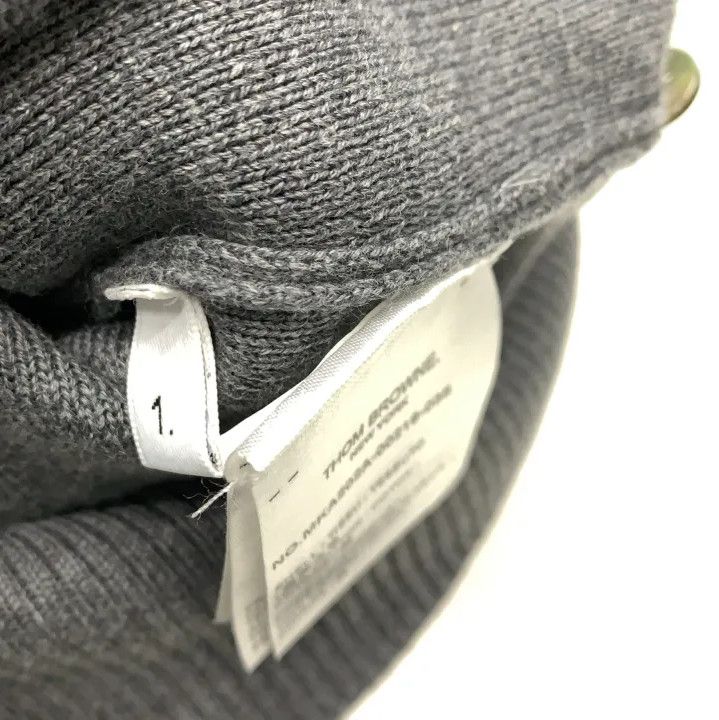 Thom Browne Thom Browne Gray Long Sleeve Crewneck Sweater Size US S / EU 44-46 / 1 - 2 Thumbnail