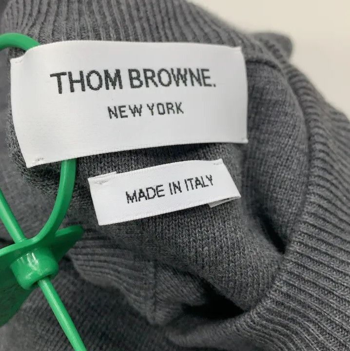 Thom Browne Thom Browne Gray Long Sleeve Crewneck Sweater Size US S / EU 44-46 / 1 - 5 Thumbnail
