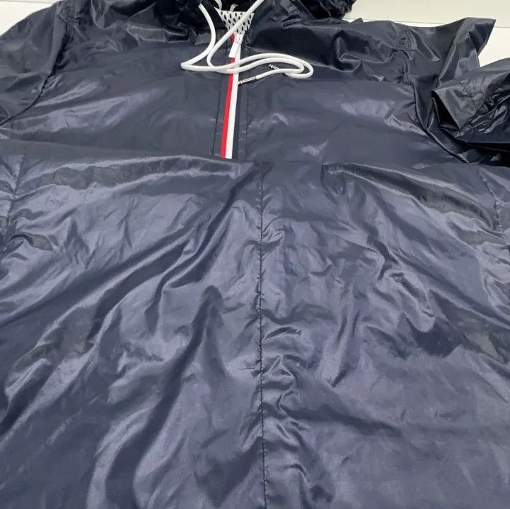 Thom Browne Thom Browne Navy Blue Hooded Casual Jacket Size US M / EU 48-50 / 2 - 9 Thumbnail