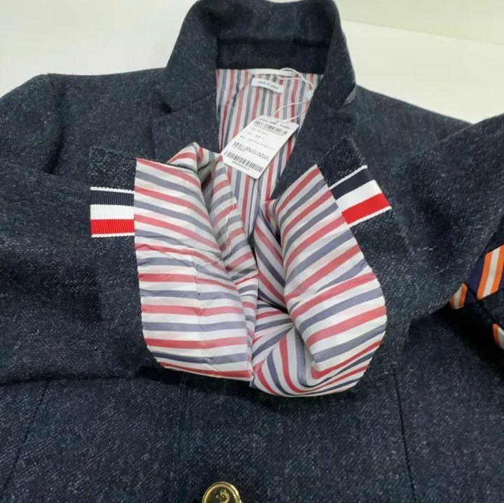 Thom Browne Thom Browne Casual Tweed Blazer for Men Size US S / EU 44-46 / 1 - 9 Thumbnail