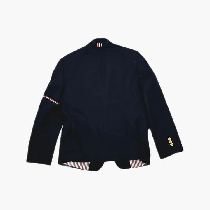Thom Browne Thom Browne Striped Single Button Blazer for Men Size US S / EU 44-46 / 1 - 3 Thumbnail
