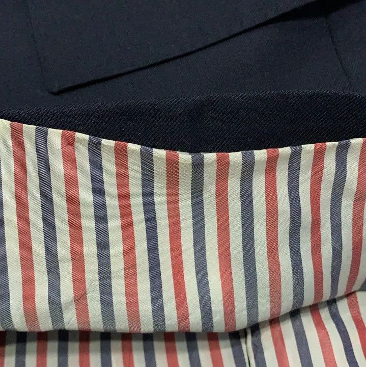 Thom Browne Thom Browne Striped Single Button Blazer for Men Size US S / EU 44-46 / 1 - 9 Thumbnail