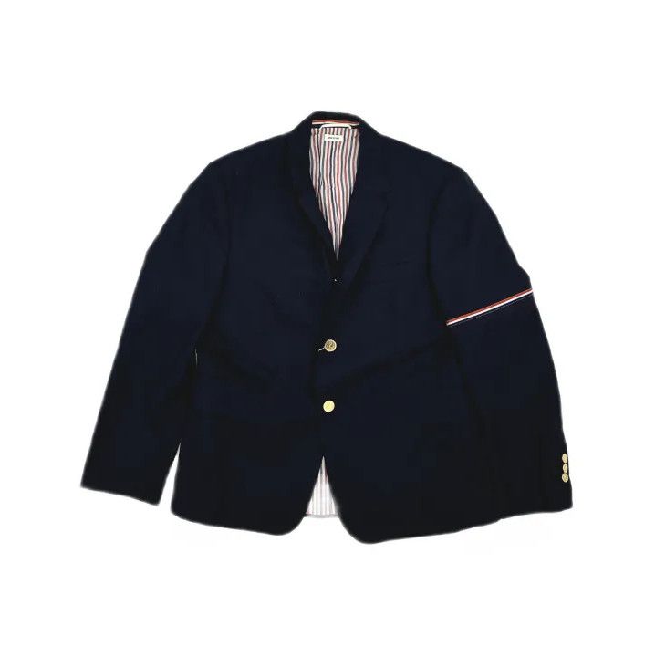 Thom Browne Thom Browne Striped Single Button Blazer for Men Size US S / EU 44-46 / 1 - 2 Thumbnail