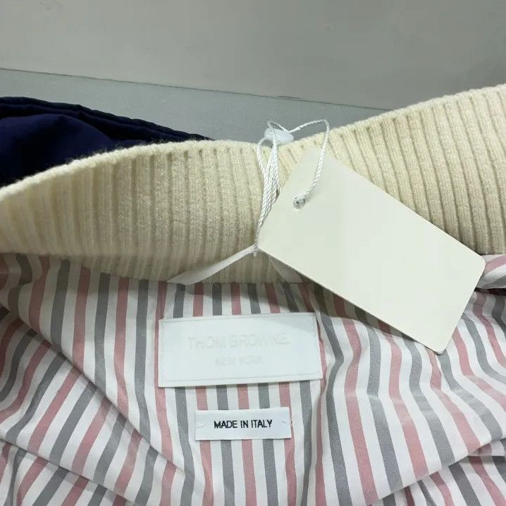 Thom Browne Thom Browne Striped Zip-Up Long Sleeve Jacket Size US XS / EU 42 / 0 - 7 Thumbnail