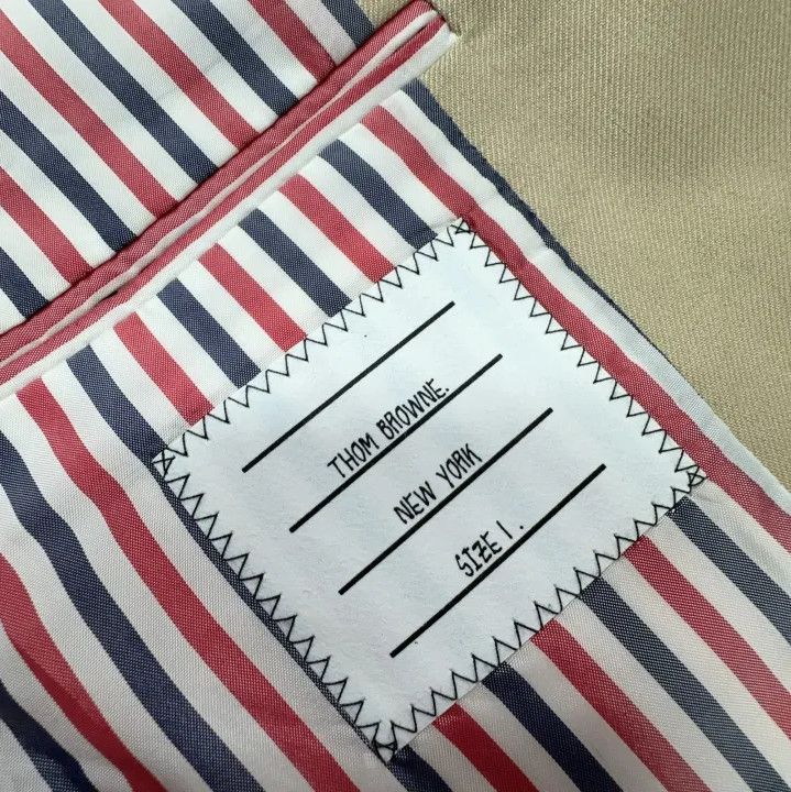 Thom Browne Thom Browne Classic Stripe Buttoned Blazer Size US S / EU 44-46 / 1 - 4 Thumbnail
