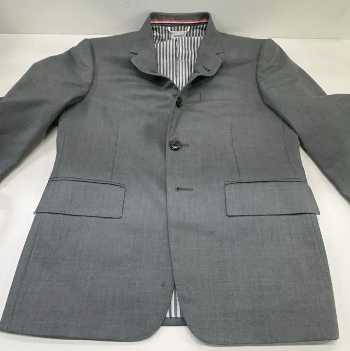 Thom Browne Thom Browne Gray Classic Wool Suit Size US S / EU 44-46 / 1 - 14 Thumbnail