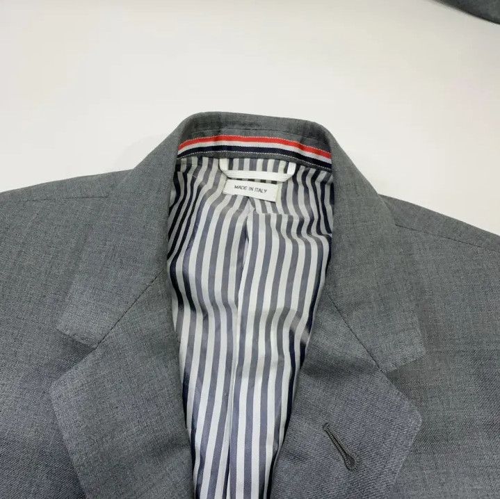 Thom Browne Thom Browne Gray Classic Wool Suit Size US S / EU 44-46 / 1 - 13 Thumbnail