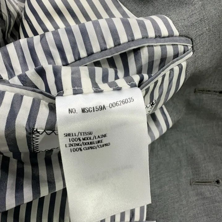 Thom Browne Thom Browne Gray Classic Wool Suit Size US S / EU 44-46 / 1 - 9 Thumbnail
