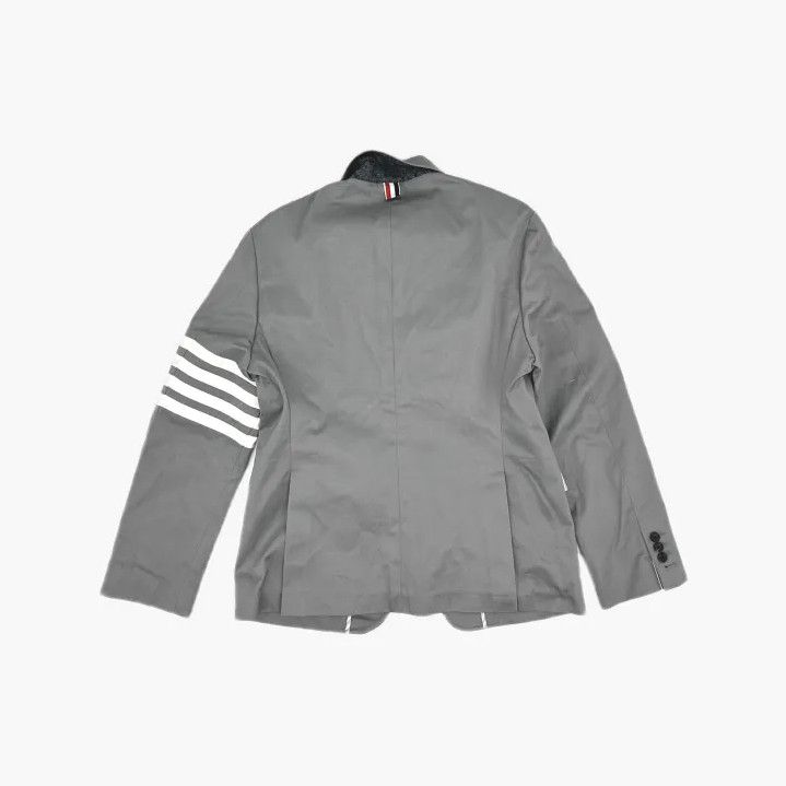 Thom Browne Thom Browne Gray Classic Double-Slit Suit Jacket Size US S / EU 44-46 / 1 - 3 Thumbnail