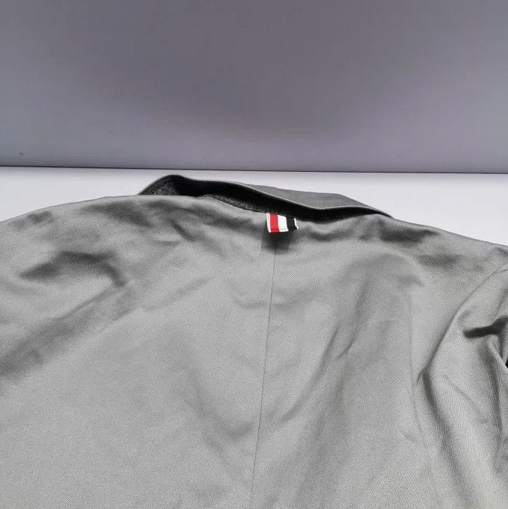 Thom Browne Thom Browne Gray Classic Double-Slit Suit Jacket Size US S / EU 44-46 / 1 - 7 Thumbnail