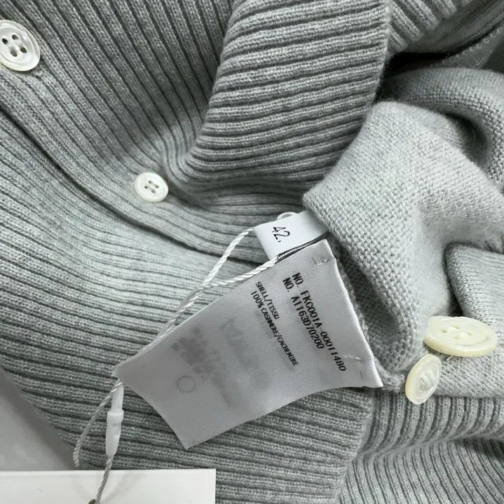 Thom Browne Casual Gray Knitted Cardigan