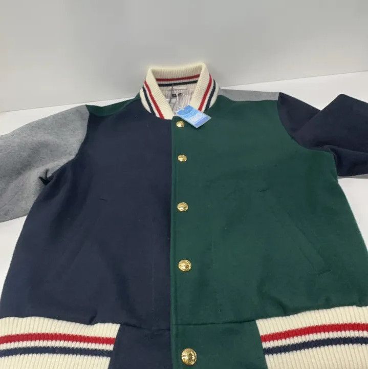 Thom Browne Thom Browne Color Block Knit Jacket for Men Size US S / EU 44-46 / 1 - 11 Thumbnail