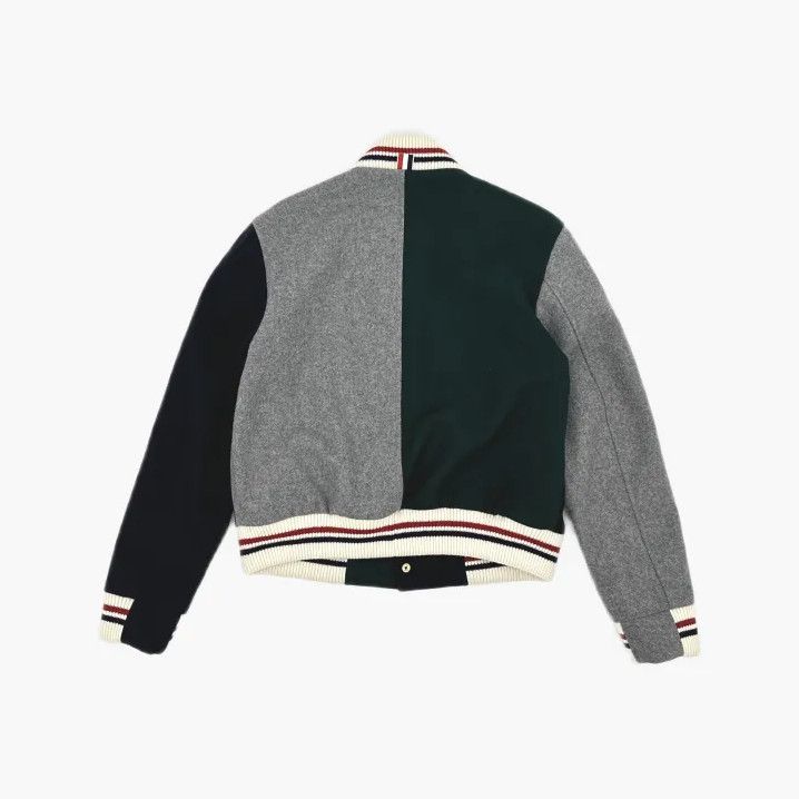 Thom Browne Thom Browne Color Block Knit Jacket for Men Size US S / EU 44-46 / 1 - 3 Thumbnail