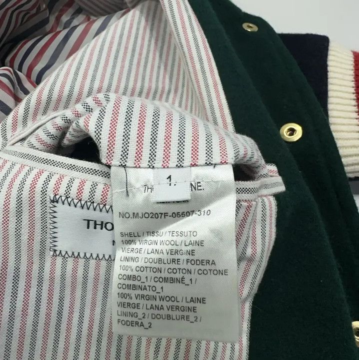 Thom Browne Thom Browne Color Block Knit Jacket for Men Size US S / EU 44-46 / 1 - 6 Thumbnail