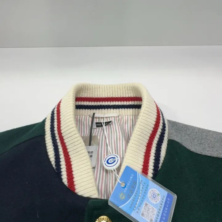 Thom Browne Thom Browne Color Block Knit Jacket for Men Size US S / EU 44-46 / 1 - 9 Thumbnail