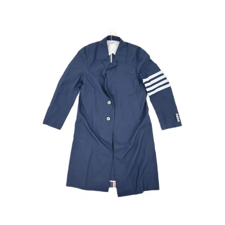 Thom Browne Thom Browne Striped Long Sleeve Overcoat Size US M / EU 48-50 / 2 - 2 Thumbnail