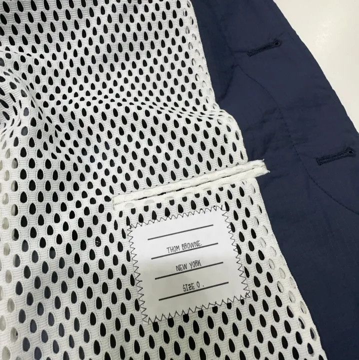 Thom Browne Thom Browne Striped Long Sleeve Overcoat Size US M / EU 48-50 / 2 - 8 Thumbnail