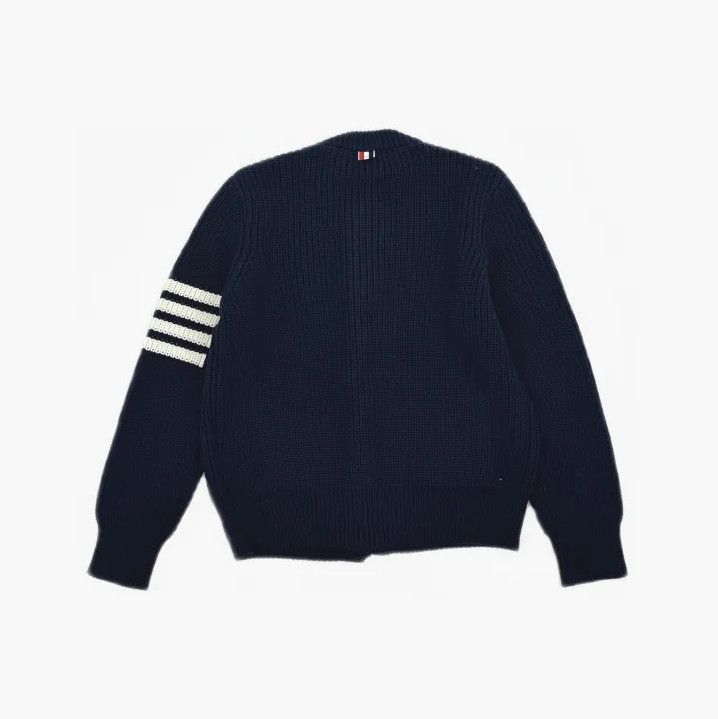 Thom Browne Thom Browne Navy Wool Cardigan Jacket Size US S / EU 44-46 / 1 - 3 Thumbnail