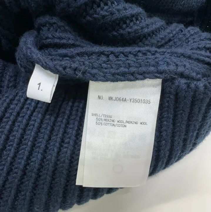 Thom Browne Thom Browne Navy Wool Cardigan Jacket Size US S / EU 44-46 / 1 - 5 Thumbnail