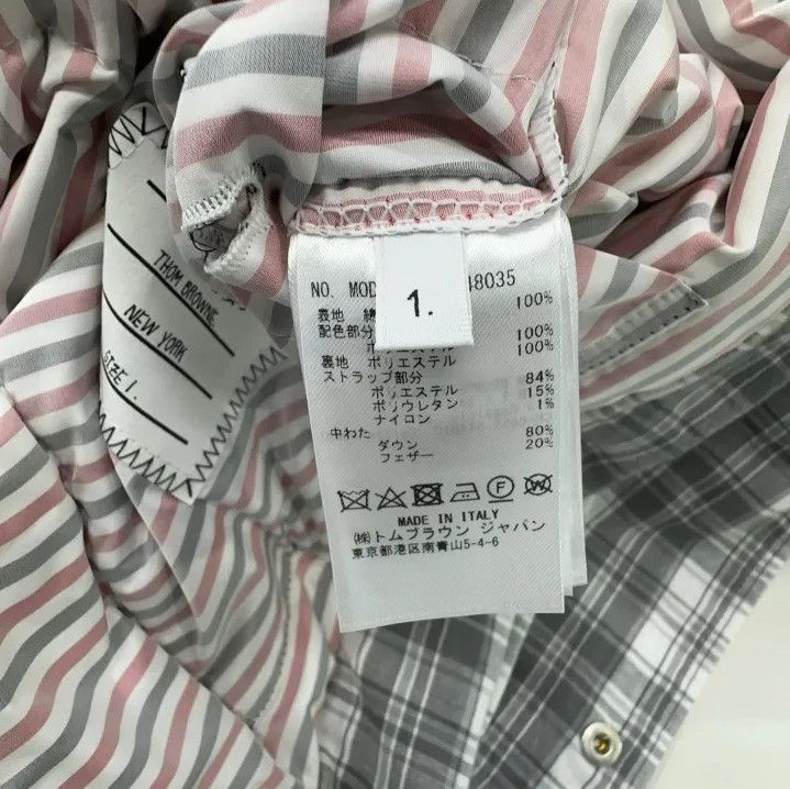 Thom Browne Thom Browne SS22 Plaid Short Zippered Down Jacket Size US S / EU 44-46 / 1 - 6 Thumbnail