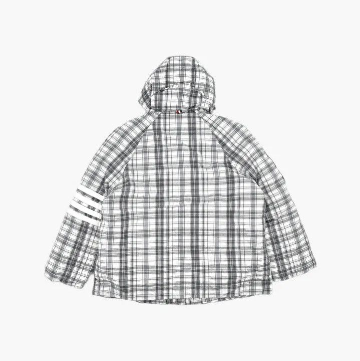 Thom Browne Thom Browne SS22 Plaid Short Zippered Down Jacket Size US S / EU 44-46 / 1 - 3 Thumbnail