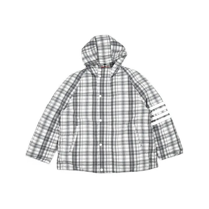 Thom Browne Thom Browne SS22 Plaid Short Zippered Down Jacket Size US S / EU 44-46 / 1 - 2 Thumbnail