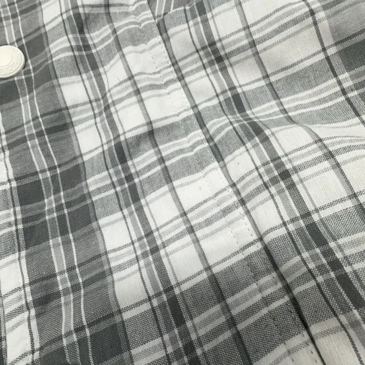 Thom Browne Thom Browne Gray Plaid Short-Length Down Jacket Size US S / EU 44-46 / 1 - 9 Thumbnail