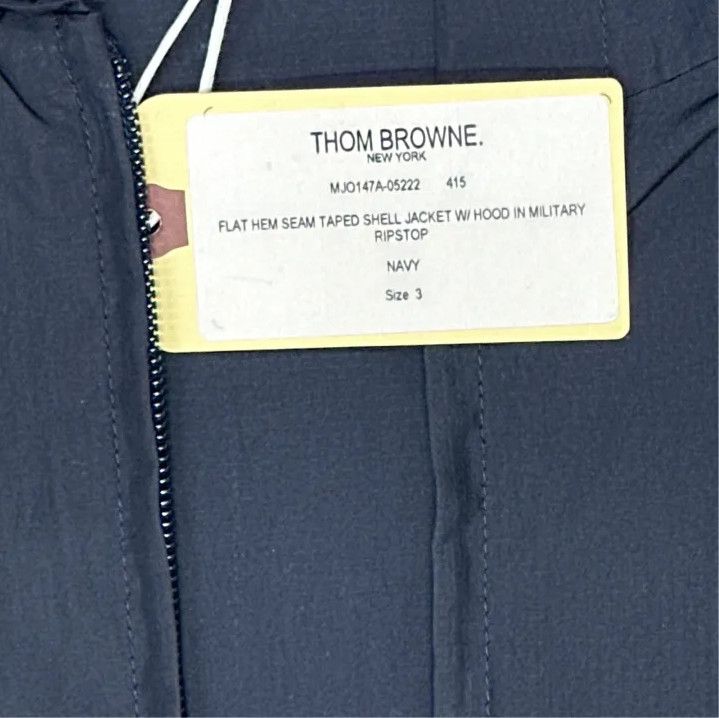 Thom Browne Thom Browne Hooded Striped Jacket for Men Size US M / EU 48-50 / 2 - 4 Thumbnail