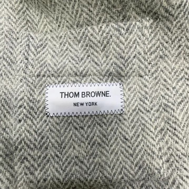 Thom Browne Thom Browne Gray Striped Long Sleeve Jacket Size US M / EU 48-50 / 2 - 8 Thumbnail
