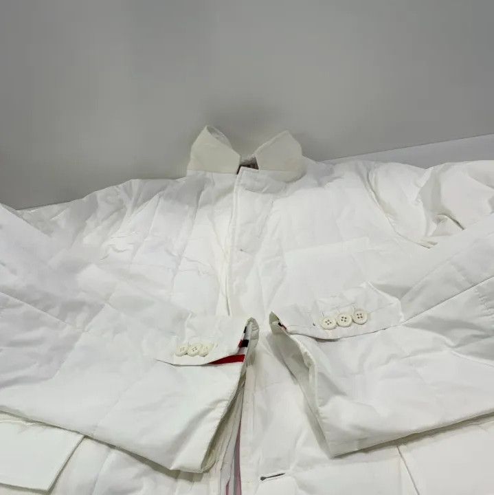 Thom Browne Thom Browne White Down Suit Jacket for Men Size US M / EU 48-50 / 2 - 11 Thumbnail