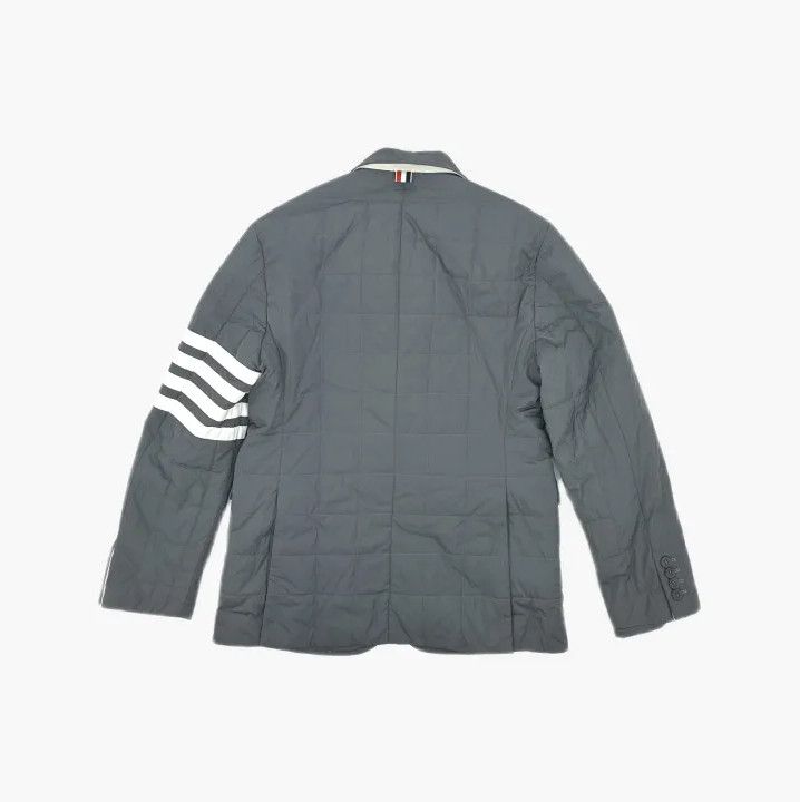 Thom Browne Thom Browne Gray Striped Quilted Jacket Size US XS / EU 42 / 0 - 3 Thumbnail