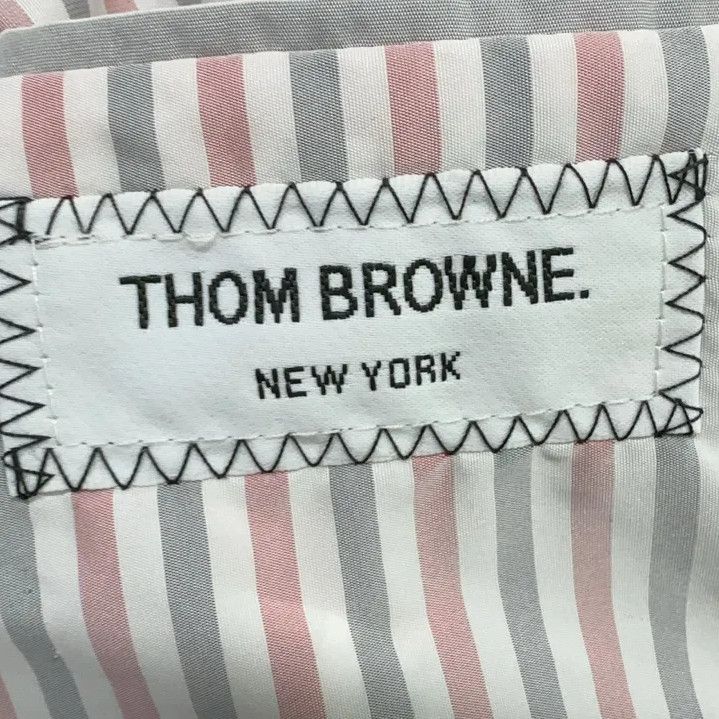 Thom Browne Thom Browne Gray Striped Quilted Jacket Size US XS / EU 42 / 0 - 5 Thumbnail