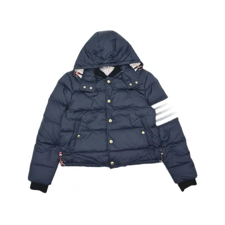 Thom Browne Thom Browne Hooded Puffer Jacket for Men Size US S / EU 44-46 / 1 - 2 Thumbnail