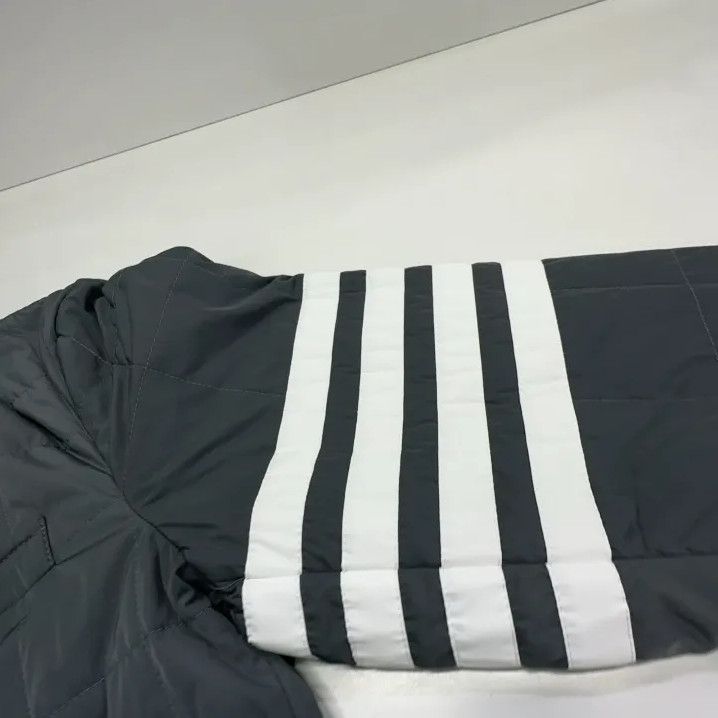 Thom Browne Thom Browne Gray Striped Tailored Down Jacket Size US M / EU 48-50 / 2 - 12 Thumbnail