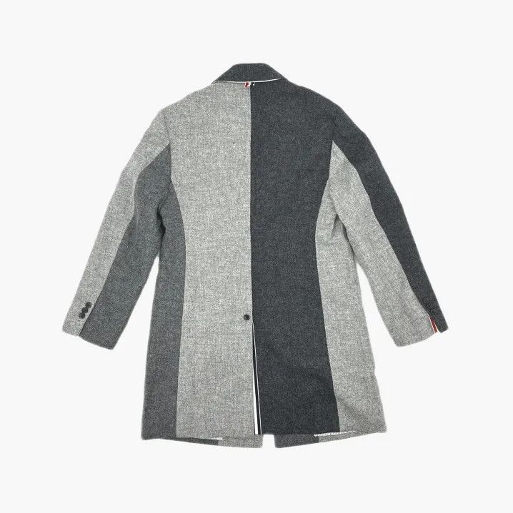 Thom Browne Thom Browne Color Block Wool Mid-Length Coat Size US S / EU 44-46 / 1 - 3 Thumbnail