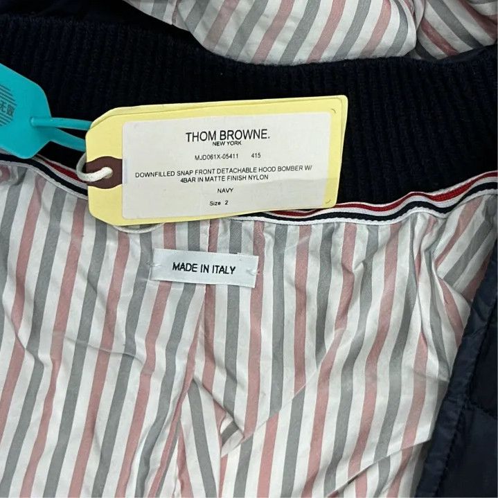 Thom Browne Thom Browne Hooded Puffer Jacket for Men Size US S / EU 44-46 / 1 - 2 Thumbnail