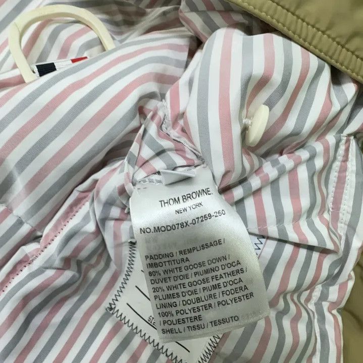 Thom Browne Thom Browne Beige Long Sleeve Jacket Size US S / EU 44-46 / 1 - 6 Thumbnail